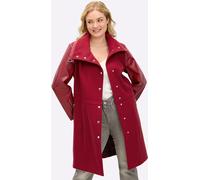 Outdoorjacke SHEEGO BY JOE BROWNS, Damen, Gr. 46, kirsche, 85% Polyester, 15% Viskose, Ärmel:100% Polyester, unifarben, Jacken Outdoorjacke (10849255-46) kirsche