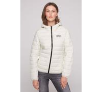 Outdoorjacke SOCCX, Damen, Gr. M, kitt, Material: 100% Polyamid, Futter: 100% Polyester, Füllung: 100% Polyester, bedruckt, bestickt, slim fit normal, eingesetzt elastischer Bund, Jacken, mit elastisc