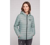 Outdoorjacke SOCCX, Damen, Gr. S, blau (frosted lake), Steppware, Material: 100% Polyamid, Futter: 100% Polyester, Füllung: 100% Polyester, bedruckt, bestickt, slim fit normal, eingesetzt elastischer