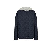 Soyaconcept Regular Fit Jacke in Stepp-Optik mit Kapuze Modell 'Fenya' in Marine, Größe M