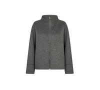 Outdoorjacke SOYACONCEPT "Soya Concept Jacket SC-VIENNA 1", Damen, Gr. S, 99870 schwarz earth melange, Obermaterial: 60% Polyester, 30% Wolle, 4% Nylon, 3% Polyacryl / Acryl, 3% Viskose, Jacken Outdoo