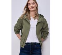 Street One - Baumwollmix-Jacke grün - Gr. - 42