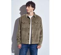 Outdoorjacke STREET ONE MEN, Damen, Gr. 3XL, mocha braun, Web, Obermaterial: 100% Baumwolle; Futter: 100% Polyester, unifarben, normal normal, V-Ausschnitt, Bündchen, Jacken, aus reiner Baumwolle (437