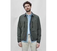 Outdoorjacke STREET ONE MEN, Herren, Gr. L (42), grün (dusty grün), Stoff, Obermaterial: 100% Polyester; Futter: 100% Polyester, unifarben, comfort fit normal, V-Ausschnitt, Bündchen, Jacken, mit Brus