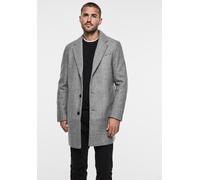 Outdoorjacke STREET ONE MEN, Damen, Gr. M (40), grau (winter grau melange), Stoff, Obermaterial: 100% Polyester; Futter: 100% Polyester, unifarben, gerade lang, V-Ausschnitt, Bündchen, Jacken Outdoorj