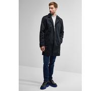 Outdoorjacke STREET ONE MEN, Herren, Gr. XXL (46), blau (nightshade blau), Web, Obermaterial: 100% Baumwolle; Futter: 100% Polyester, unifarben, comfort fit normal, V-Ausschnitt, Bündchen, Jacken, mit