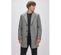 Outdoorjacke STREET ONE MEN, Herren, Gr. XXL (46), grau (winter grau melange), Stoff, Obermaterial: 100% Polyester; Futter: 100% Polyester, unifarben, gerade lang, V-Ausschnitt, Bündchen, Jacken, mit 