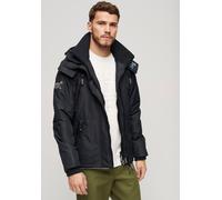 Outdoorjacke SUPERDRY "HOODED MTN WINDBREAKER JACKET", Damen, Gr. S, blau (eclipse navy), Web, Obermaterial: 100% Polyester, unifarben, Jacken Outdoorjacke (25010336-S)