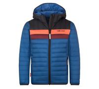 Outdoorjacke TROLLKIDS "KIDS EIKEFJORD JACKET", Kinder, Gr. 164, alpine blau, schwarz, ra, Web, Obermaterial: 100% Polyamid. Futter: 100% Polyamid. Wattierung: 100% Polyester, Jacken Outdoorjacke, Übe