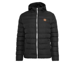 Outdoorjacke URBAN CLASSICS "Urban Classics Basic Bubble Jacket", Herren, Gr. XL, schwarz, weiß, schwarz, 100% Polyamid, unifarben, normal, ohne Ausschnitt, Jacken Outdoorjacke (20040050-XL) schwarz,