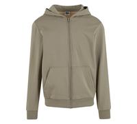 Outdoorjacke URBAN CLASSICS "Urban Classics Herren Cozy Zip Hoody", Damen, Gr. L, palegrün, 95% Baumwolle, 5% Elasthan, unifarben, loose fit, ohne Ausschnitt, Jacken Outdoorjacke (96407602-L) palegrün