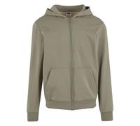 Outdoorjacke URBAN CLASSICS "Urban Classics Herren Cozy Zip Hoody", Herren, Gr. S, beige (palegrün), 95% Baumwolle, 5% Elasthan, unifarben, loose fit, ohne Ausschnitt, Jacken Outdoorjacke (96407602-S)