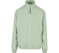 Outdoorjacke URBAN CLASSICS "Urban Classics Herren Wide Track Jacket", Herren, Gr. XL, grün (vintagegrün), 100% Polyester, unifarben, loose fit, amerikanischer Ausschnitt, Jacken Outdoorjacke (2797400