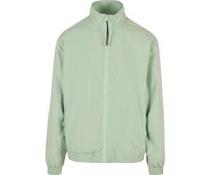 Outdoorjacke URBAN CLASSICS "Urban Classics Herren Wide Track Jacket", Herren, Gr. XL, vintagegrün, 100% Polyester, unifarben, loose fit, amerikanischer Ausschnitt, Jacken Outdoorjacke (27974006-XL) v