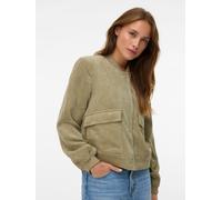 Outdoorjacke VERO MODA "VMRAINIE AMALA SHORT JACKET", Damen, Gr. S, mermaid, Web, Obermaterial: 100% Polyester, unifarben, regular fit normal, Jacken (69449264-S) mermaid