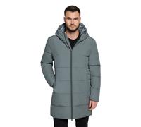 Outdoorjacke VOICE "Herren Winterjacke Wintermantel mit Kapuze", Herren, Gr. S, grau (salvia), Obermaterial: 100% Polyester. Futter: 100% Polyester. Füllung: 100% Polyester, tailliert, Jacken Outdoorj
