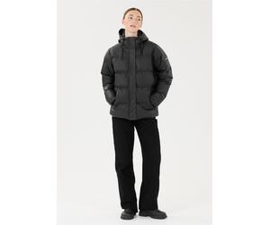 Outdoorjacke WEATHER REPORT "Audrey", Damen, Gr. 42, schwarz, 100% Polyester, kariert, unifarben, normal, ohne Ausschnitt, Jacken Outdoorjacke, in wasserfester Qualität (20266701-42) schwarz
