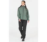 Outdoorjacke WEATHER REPORT "Gust", Damen, Gr. 40, grün (grün, schwarz), 100% Polyester, unifarben, normal, ohne Ausschnitt, Jacken Outdoorjacke, mit 10.000 mm Wassersäule (78814022-40) grün, schwarz