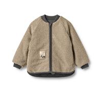 Outdoorjacke WHEAT "Reversible Thermo Jacket Lake", Kinder, Gr. 104, schwarz (schwarz sea), Web, Obermaterial: 100% Polyester, unifarben, normal normal, Rundhals, Rippbündchen, Jacken Outdoorjacke, wa