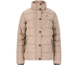 Outdoorjacke WHISTLER "Amaret", Kinder, Gr. 164, beige, 100% Polyester, kariert, unifarben, normal, hoch geschlossener Ausschnitt, Jacken Outdoorjacke, mit wasserabweisender TPU-Membran (26657221-164)