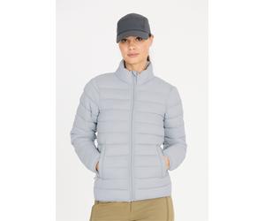 Outdoorjacke WHISTLER "Arubi", Damen, Gr. 40, grau (hellgrau), 100% Polyamid, kariert, normal, hoch geschlossener Ausschnitt, Jacken Outdoorjacke, mit leichter Füllung (61993200-40) hellgrau