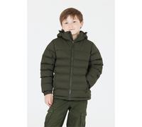 Outdoorjacke WHISTLER "Carseno Jr.", Kinder, Gr. 152, grün (dunkelgrün), 100% Polyester, unifarben, normal, ohne Ausschnitt, Jacken Outdoorjacke, mit wasserabweisender Eigenschaft (81958627-152) dunke