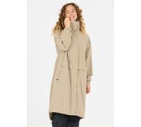 Outdoorjacke WHISTLER "Everly", Damen, Gr. 44, beige, 100% Polyester, unifarben, lang, hoch geschlossener Ausschnitt, Jacken Outdoorjacke, Getapte Nähte (32639814-44) beige