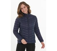 Outdoorjacke WHISTLER "Kate", Damen, Gr. 36, blau (dunkelblau, blau), Kunstfaser, unifarben, normal, hoch geschlossener Ausschnitt, Jacken Outdoorjacke, in tollem Stepp-Design (70346508-36) dunkelblau