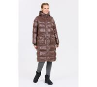 Outdoorjacke WHISTLER "Lakewood", Damen, Gr. 36, bunt (flieder, braun), 100% Polyamid, unifarben, normal, hoch geschlossener Ausschnitt, Jacken Outdoorjacke, in warmer und wasserbeständiger Qualität (