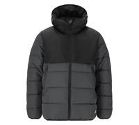 Outdoorjacke WHISTLER "Sareto", Kinder, Gr. 128, grau (dunkelgrau, schwarz), 100% Polyester, mehrfarbig, normal, ohne Ausschnitt, Jacken Outdoorjacke, mit wasserabweisender Membran und warmem Polster 
