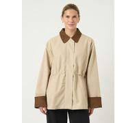 Outdoorjacke Y.A.S "YASANCA LS PARKA JACKET S. NOOS", Damen, Gr. 38, oxford tan, Web, Obermaterial: 65% Baumwolle, 35% Polyester, unifarben, hüftbedeckend, Jacken Outdoorjacke (89140953-38) oxford tan