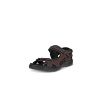 Outdoorsandale ECCO "Offroad", Damen, Gr. 43, schwarz (mokka, schwarz), Nubukleder, Schuhe Outdoorsandale, Sommerschuh, Klettschuh, Outdoorschuh, in Trekking-Optik (60830654-43) mokka, schwarz