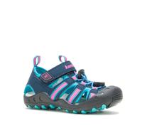 Outdoorsandale KAMIK "CRAB", Kinder, Gr. 30, bunt (petrol, rosa), Synthetik, Textil, Schuhe Outdoorsandale (56957364-30) petrol, rosa