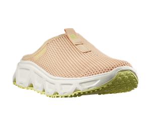 Outdoorsandale SALOMON "REELAX SLIDE 6.0", Damen, Gr. 37, almond cream, vanilla ice, sunny lime, Textil, Schuhe Outdoorsandale (30597308-37) almond cream, vanilla ice, sunny lime