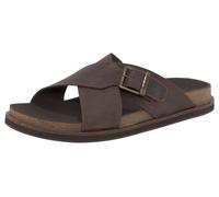 Outdoorsandale TIMBERLAND "Amalfi Vibes Cross Slide", Herren, Gr. 44, braun, Leder, Schuhe Outdoorsandale (11095002-44) braun