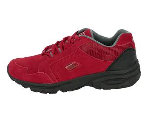 Outdoorschuh BRÜTTING "Bequemschuh Circle", Damen, Gr. 40, rot, Veloursleder, Schuhe Damenschuh Walkingschuh Wanderschuh Outdoorschuh Schnürschuh, Topseller (86327329-40) rot