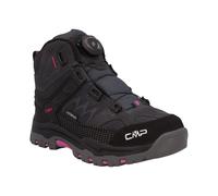 CMP Kinder Trekkingschuhe Kids Kiruna Mid FITGO Fleece WP 3Q57894-72ZU 28 Antracite-Festival
