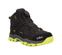 Outdoorschuh CMP "KIDS KIRUNA MID FITGO FLEECE WP TREKKING SHOES", Jungen, Gr. 33, piombo, acido, Leder, Schuhe Outdoorschuh, Winterstiefel, Winterschuhe, gefüttert,wasserdicht (68680324-33)