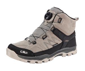Outdoorschuh CMP "KIDS KIRUNA MID FITGO FLEECE WP TREKKING SHOES", Jungen, Gr. 38, deserto, sabbia, Leder, Schuhe Outdoorschuh, Winterstiefel, Winterschuhe, gefüttert,wasserdicht (75444459-38)