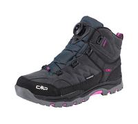 Outdoorschuh CMP "KIDS KIRUNA MID FITGO FLEECE WP TREKKING SHOES", Kinder, Gr. 41, antracite, festival, Leder, Schuhe Outdoorschuh, Winterstiefel, Winterschuhe, gefüttert,wasserdicht (45734610-41) ant