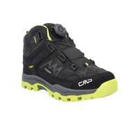 CMP Campagnolo Kinder Leder-Trekkingboots Kiruna Mid FitGo WP Schwarz Größe 41