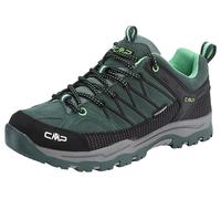 Outdoorschuh CMP "KIDS RIGEL LOW WP TREKKING SHOES", Kinder, Gr. 39, grün (trek grün), Leder, Schuhe Outdoorschuh, wasserdicht (30935823-39) trek grün