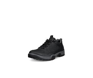 Outdoorschuh ECCO "ECCO RECEPTOR TREKK", Herren, Gr. 43, schwarz, Nubukleder, Textil, Schuhe Outdoorschuh, Wanderschuh, Halbschuh, Schnürschuh mit waterproof (72433008-43) schwarz