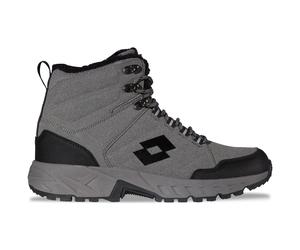Outdoorschuh LOTTO, Damen, Gr. 43, grau, schwarz, Kunstfaser, Synthetik, mehrfarbig, Schuhe Outdoorschuh, - mit wärmendem Innenfutter (22808017-43) grau, schwarz