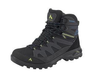 Outdoorschuh MCKINLEY "Vulcanus MID AQX M", Herren, Gr. 43, bunt (anthrazit, petrol), Leder, Textil, Schuhe Outdoorschuh, wasserdichter Wanderschuh, Trekkingschuh, Hikingschuh (91548213-43) anthrazit,
