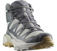 Outdoorschuh SALOMON "X ULTRA 360 EDGE MID GORE-TEX", Herren, Gr. 43, grau (gray violet, turbulence, sea foam), Synthetik, Textil, Schuhe Outdoorschuh, wasserdicht dank Gore-Tex Membrane (67617416-43)