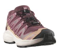 Outdoorschuh SALOMON "XA PRO J", Kinder, Gr. 35, lila (huckleberry, lila ash, almond cream), Synthetik, Textil, Schuhe Outdoorschuh, für Kinder & Jugendliche (86846666-35) huckleberry, lila ash, almon