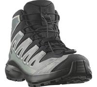 Outdoorschuh SALOMON "XA PRO MID WP J", Kinder, Gr. 32, schwarz-weiß (schwarz, sedona sage, wrought iron), Synthetik, Textil, Schuhe Outdoorschuh, wasserdicht (67678528-32) schwarz, sedona sage, wroug