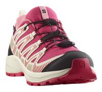 Outdoorschuh SALOMON "XA PRO V8 WP J", Kinder, Gr. 38, rosa (rouge rot, vanilla ice, flamingo pink), Synthetik, Textil, Schuhe Outdoorschuh, wasserdicht (86979120-38) rouge rot, vanilla ice, flamingo