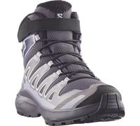 Outdoorschuh SALOMON "XA PRO WINTER WP J", Kinder, Gr. 38, grau (nine iron, gull, cosmic sky), Synthetik, Textil, Schuhe Outdoorschuh, wasserdicht (66128834-38) nine iron, gull, cosmic sky